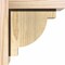 Ekena Millwork Alpine Rough Sawn Corbel w/Backplate, Douglas Fir, 6"W x 8"D x 8"H COR06X08X08ALP01RDF - alternate 2
